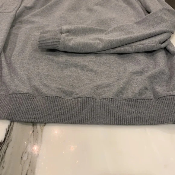 Zegna Sport Gray Zipper Sweatshirt size L